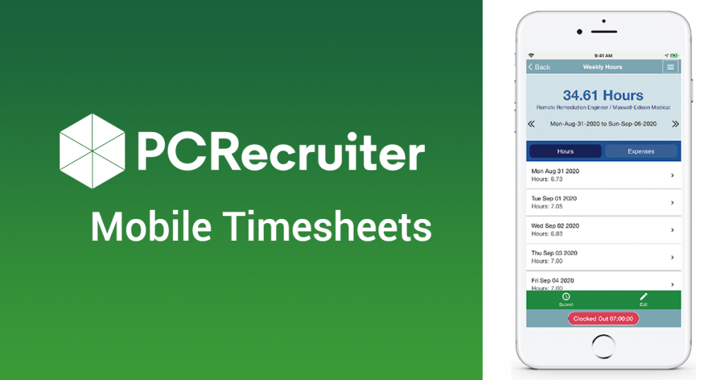 Mobile timesheets og