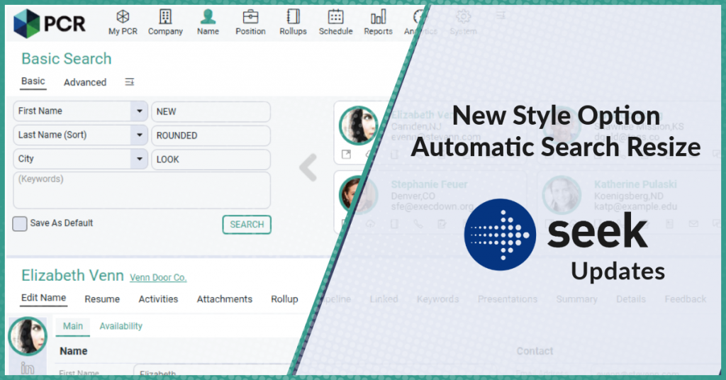 SEEK Update and Rounded View